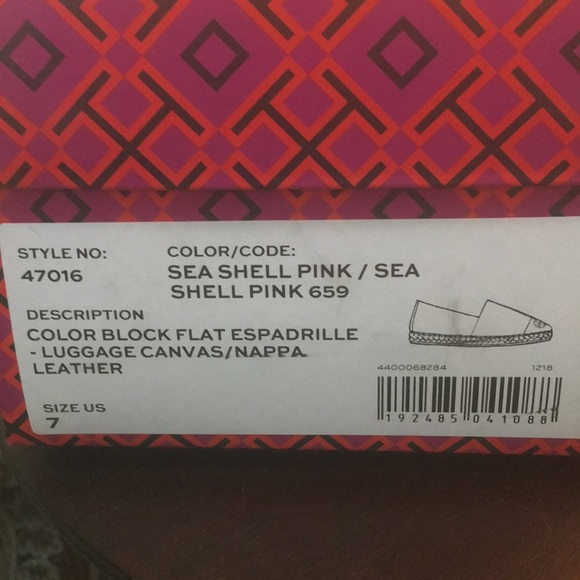 SOLD on Ⓜ️ Tory Burch Color Block Espadrille Flats - Picture 8 of 8